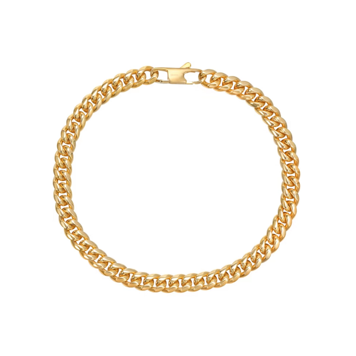 The Fine Gourmette Gold-Tone Stainless Steel Bracelet