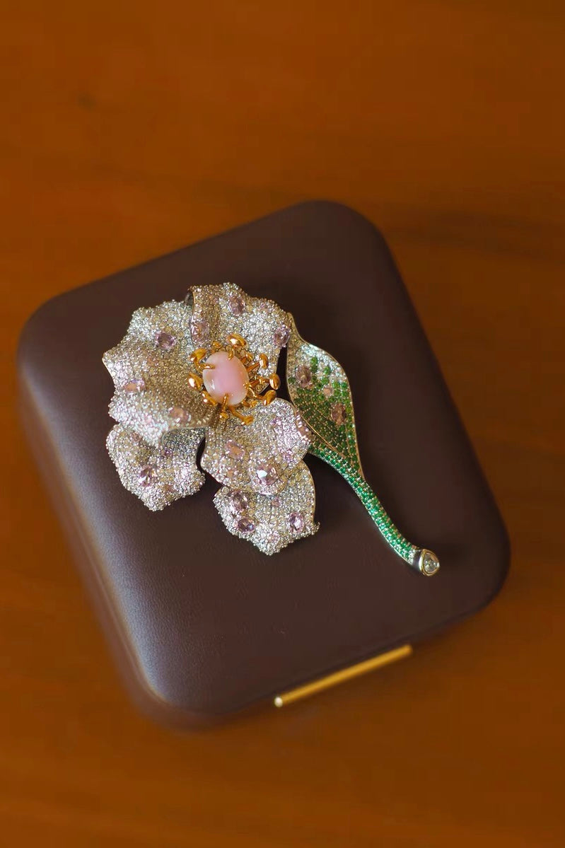 Tudor & Rose Vintage French Royal Rose Brooch