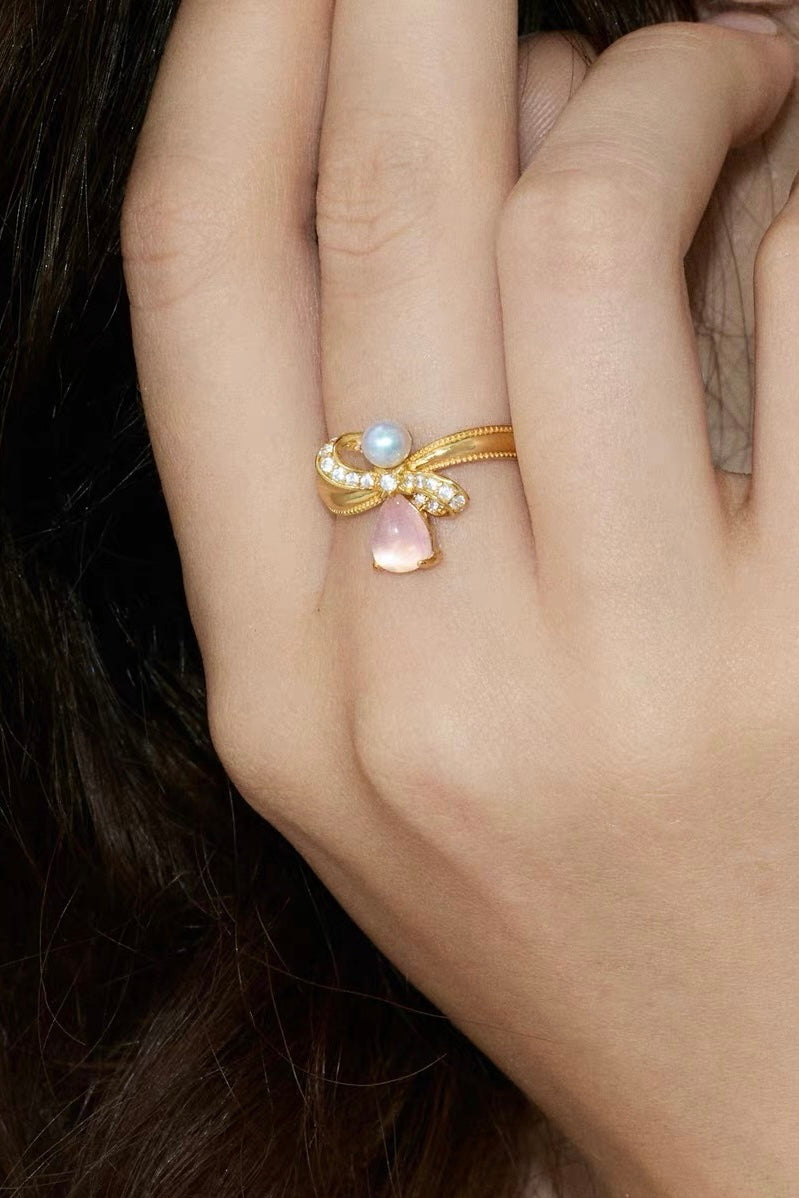 Tudor & Rose Vintage Sustainable Gemstones Crown Ring