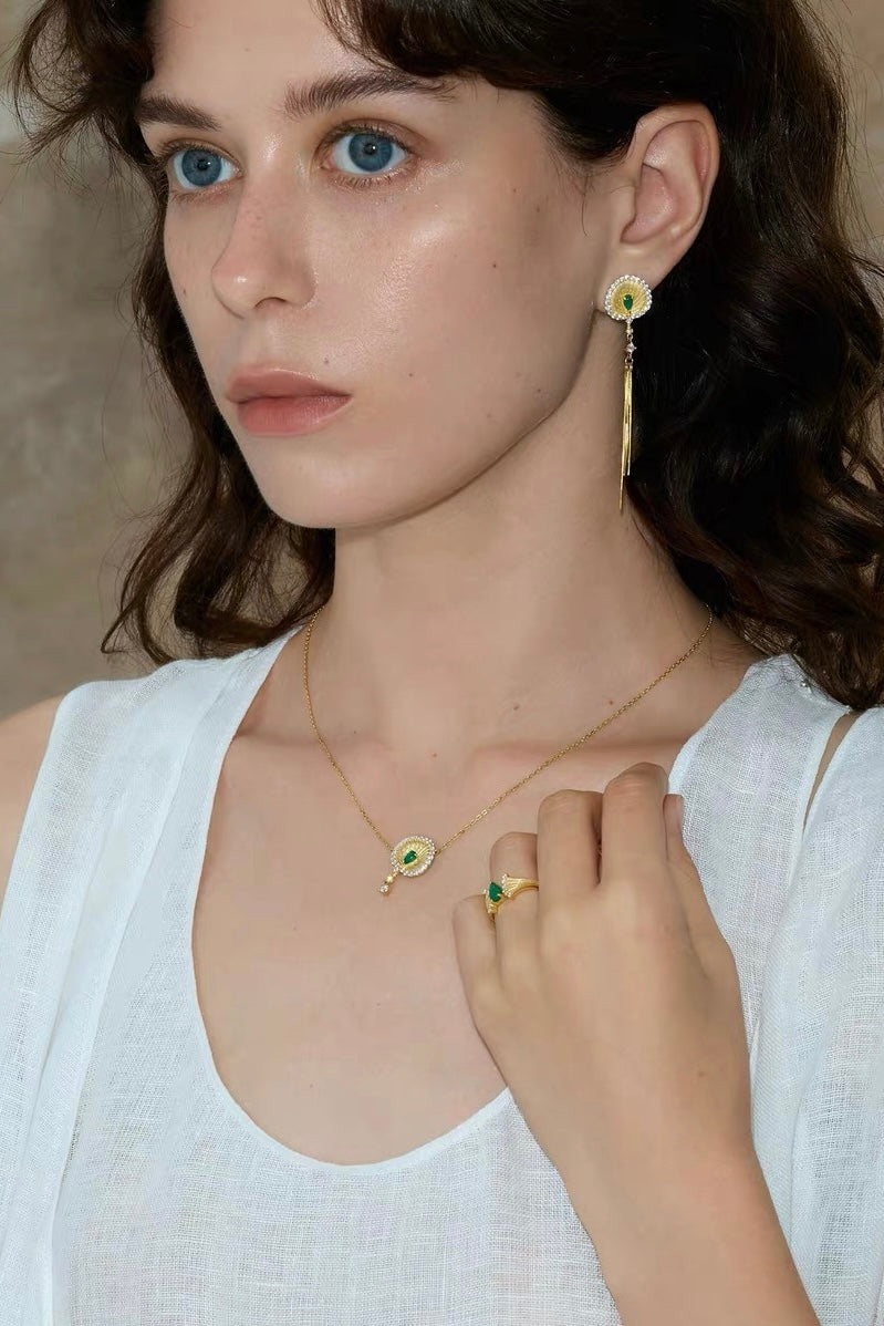 Tudor & Rose Vintage French Royal Bow Stud Earrings