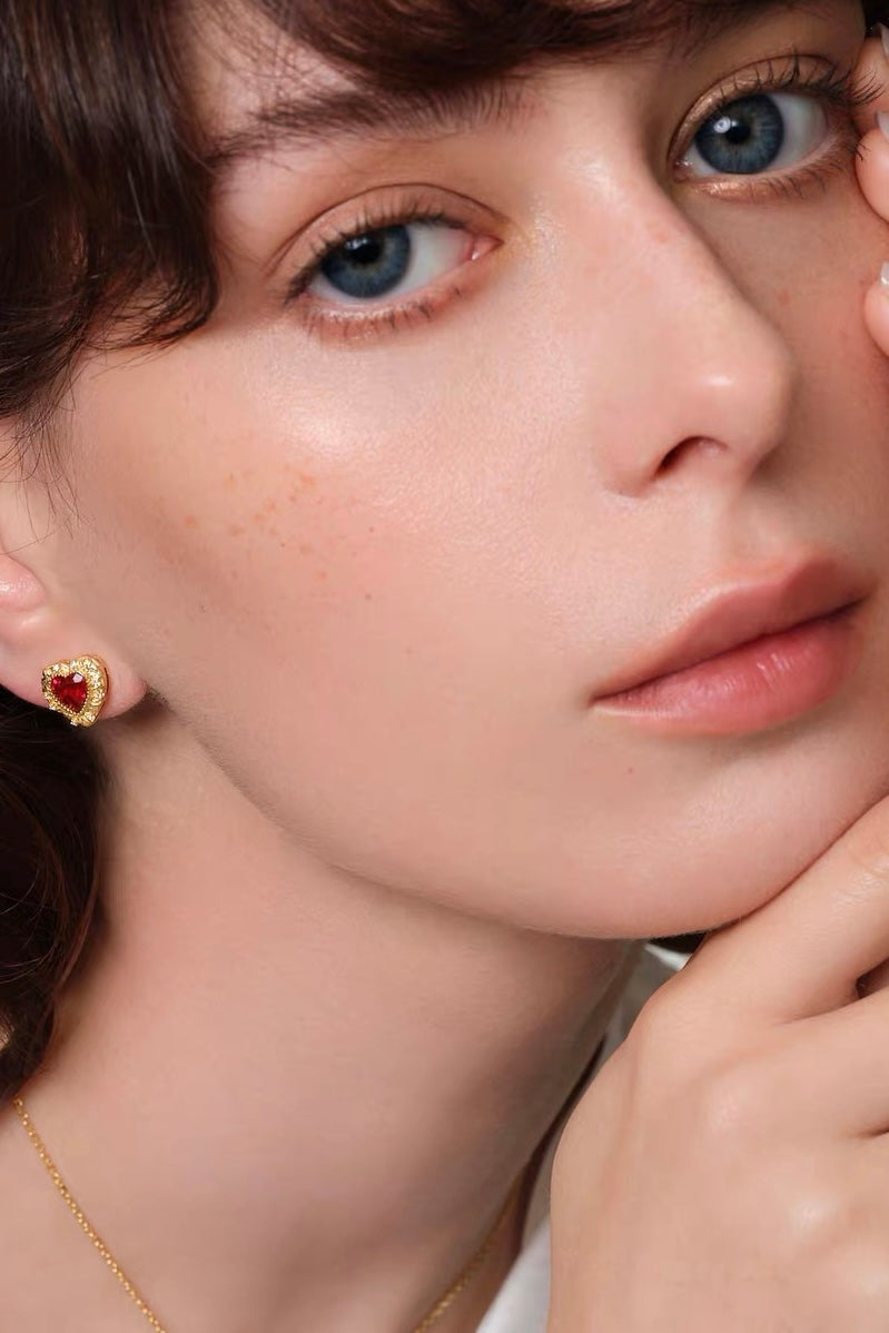 Tudor & Rose Vintage French Royal Bow Stud Earrings